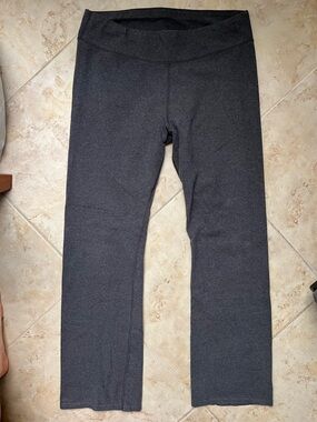 ‼️NWOT: Pact Organic Cotton Heather Grey Bootcut Leggings - XL